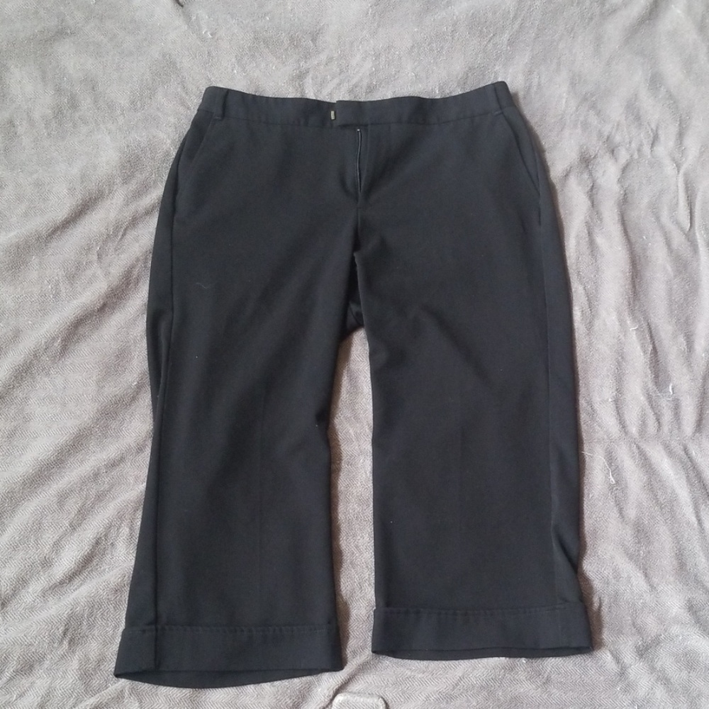 Dockers wide leg dress capris